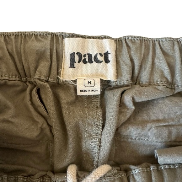 PACT ORGANIC CANVAS COTTON ROLL UP PANTS SIZE MEDIUM - Picture 12 of 16